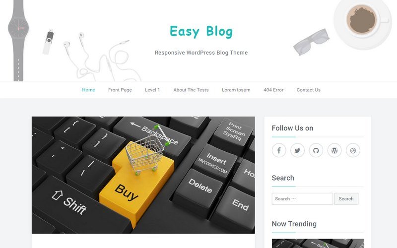 WordPress 免费博客主题 EasyBlog