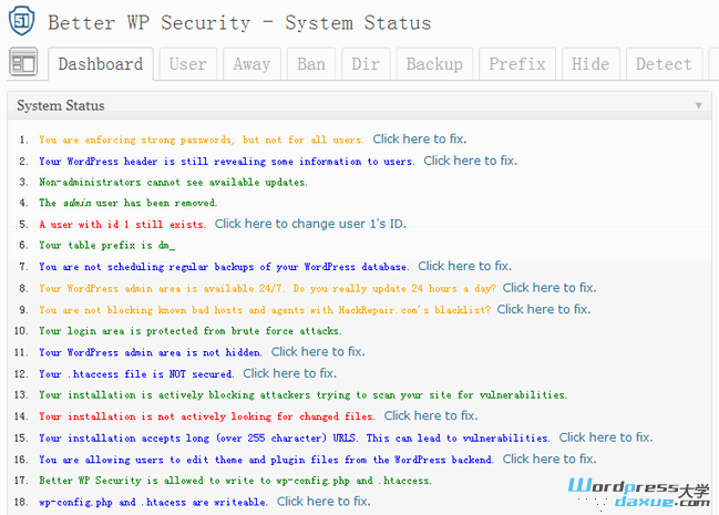 WordPress安全检查及修复插件:iThemes Security