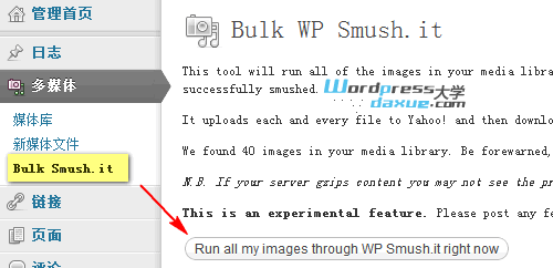 WordPress插件：WP Smush.it 无损压缩网站图片