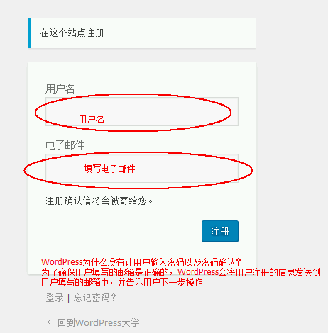 WordPress 快速入门视频教程50：用户注册网址和流程