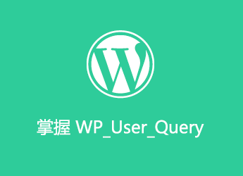 掌握 WP_User_Query