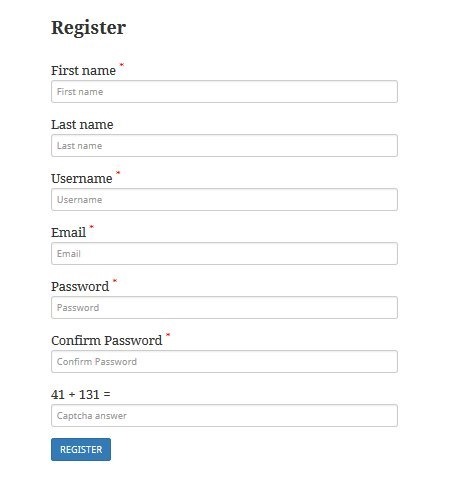 使用 WP Custom Register Login 添加前台注册、登录、找回密码