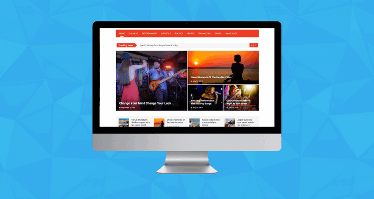 WordPress 免费杂志CMS主题 Viral
