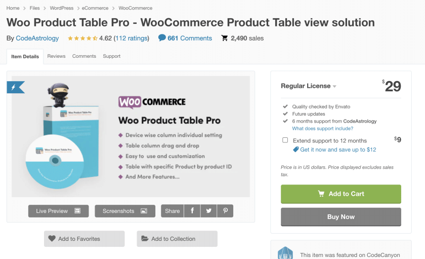 Woo Product Table Pro