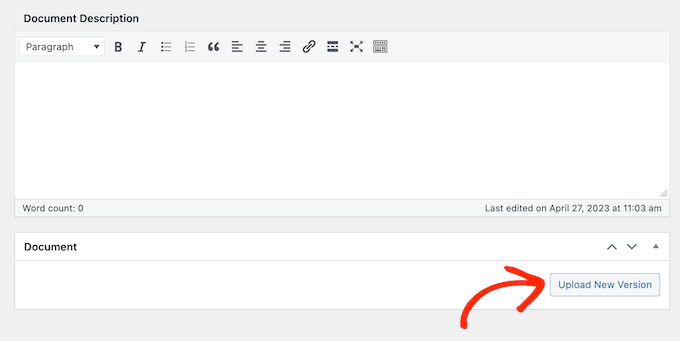 将文件或文档上传到 WordPress 将文件或文档上传到 WordPress