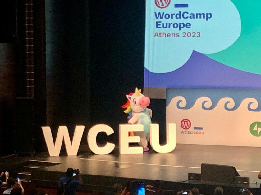 Wordcamp Europe 2023 独角兽登台