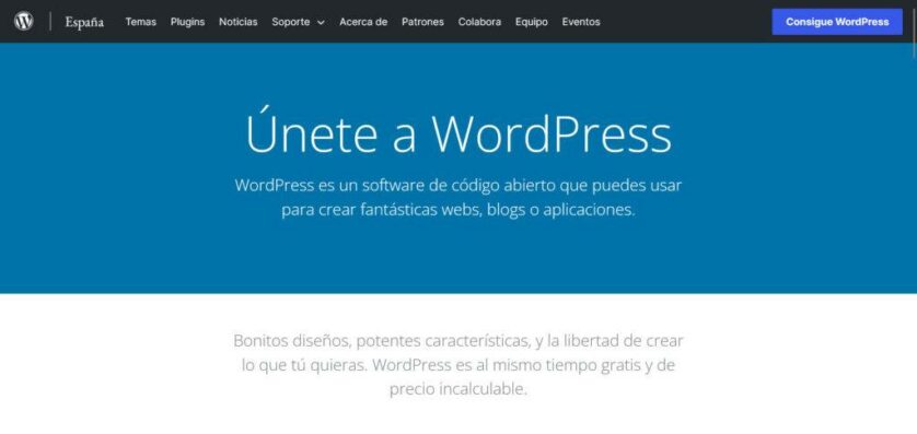 wordpress.org 西班牙文版