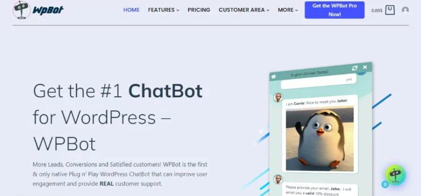 WordPress 的 wpbot 聊天机器人