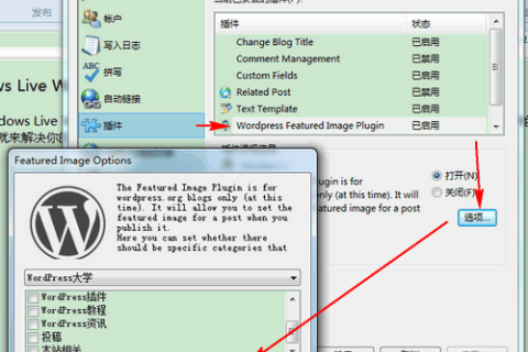 让 Windows Live Writer 支持 WordPress 特色图像设置