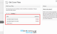 使用Old Core Files插件删除WordPress版本升级后无用的老文件