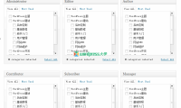 WordPress限定不同用户可查看、发布和编辑的文章分类