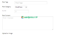 WordPress投稿插件：User Submitted Posts