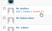 WordPress用户切换插件：User Switching