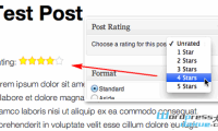 WordPress 文章评分插件：Author Post Ratings