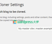 WordPress 多站点网络克隆网站数据和设置