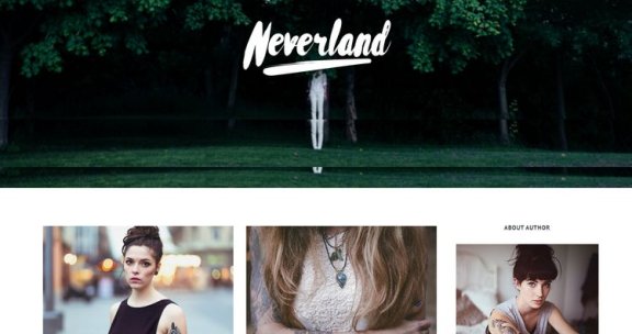 WordPress 免费博客主题 Neverland