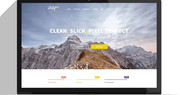 WordPress 单页视差企业主题 Illdy