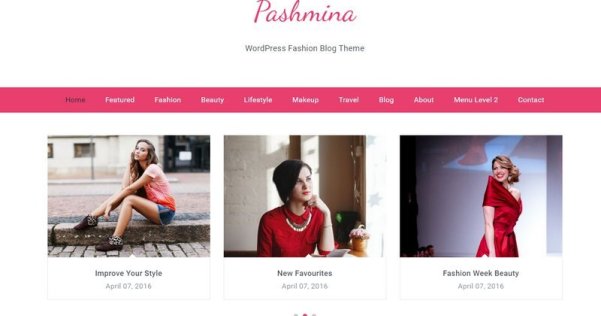 WordPress 免费时尚博客主题 Pashmina