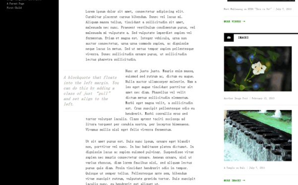 WordPress 3.8 或将使用 Further 作为默认主题