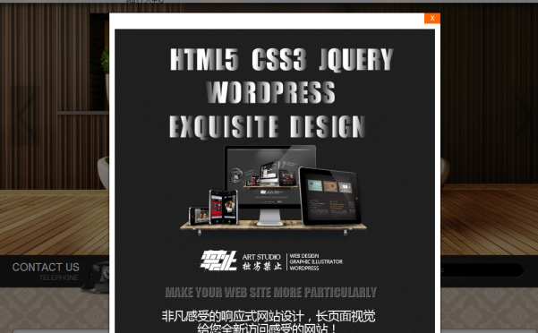 WordPress 首页弹窗广告插件：简单广告框