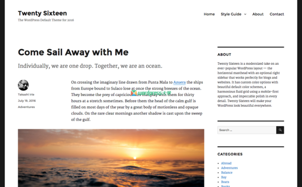 WordPress 4.4 Beta 1 发布，新增响应式图片、内容嵌入功能和 Twenty Sixteen 主题