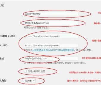 WordPress 快速入门视频教程41：常规设置