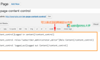 WordPress 根据用户角色和登录状态显示不同内容和小工具