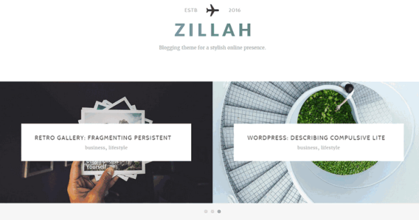 WordPress 简单大气博客主题 Zillah