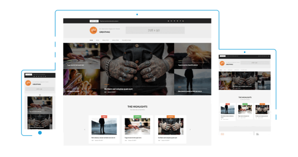 WordPress 免费杂志主题 GreatMag