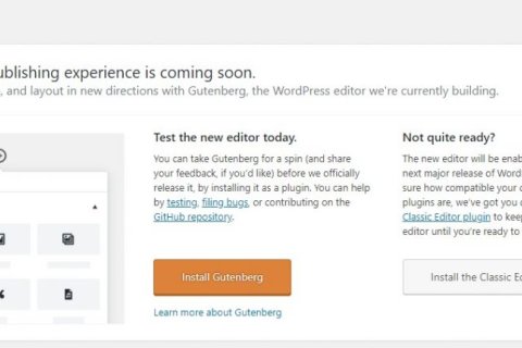 WordPress 4.9.8 已发布，开推Gutenberg编辑器