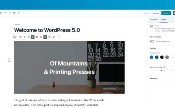 WordPress 5.0 正式版发布