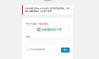 WordPress 禁止多人同时登录一个账号，可设定最大登录数