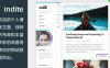 WordPress 免费个人博客主题 Indite