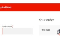 WooCommerce自定义结账字段验证