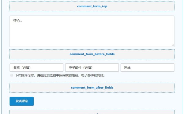 图解WordPress评论表单钩子