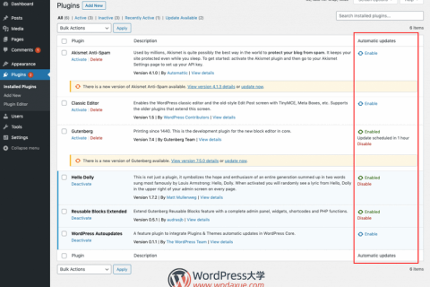WordPress 5.5或将带来插件和主题自动更新功能