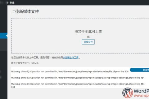 WSL修改网站目录磁盘的用户权限