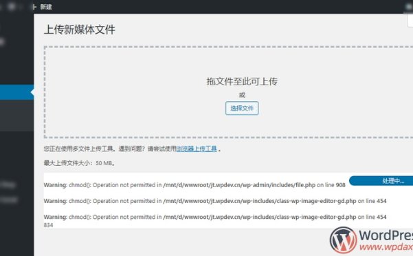 WSL修改网站目录磁盘的用户权限