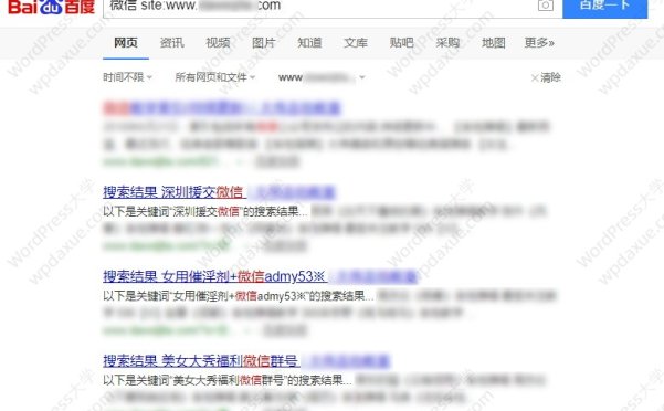WordPress 屏蔽恶意搜索，防止被搜索引擎收录恶意搜索结果