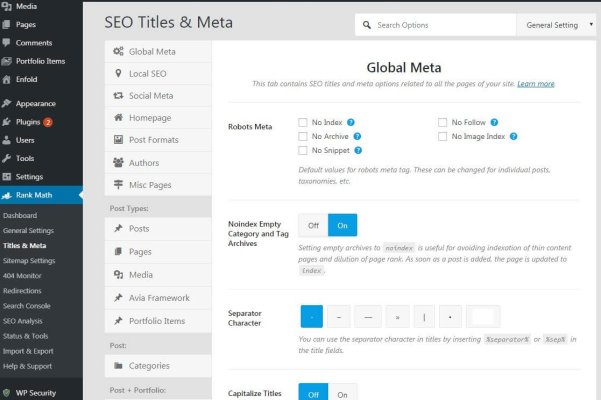 WordPress网站SEO优化插件：Rank Math（堪比Yoast SEO）