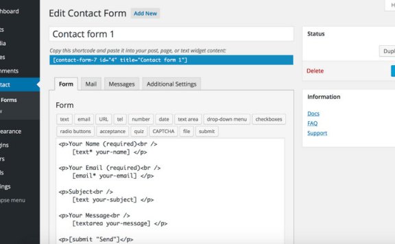 Contact Form 7版本5.3.2以下存在高危漏洞，请尽快更新