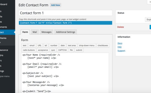 Contact Form 7版本5.3.2以下存在高危漏洞，请尽快更新
