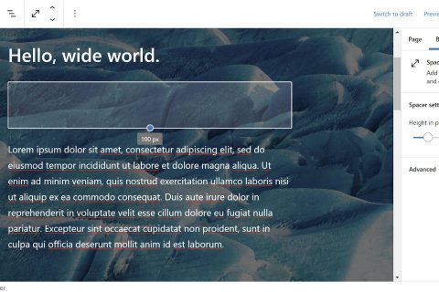 Gutenberg 9.8 群组区块支持边框圆角，将编辑器画布移至iframe框架
