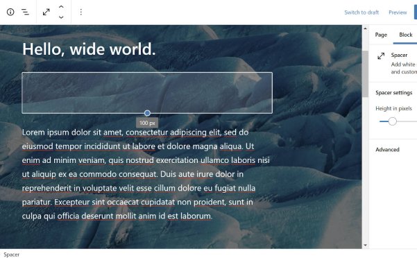 Gutenberg 9.8 群组区块支持边框圆角，将编辑器画布移至iframe框架