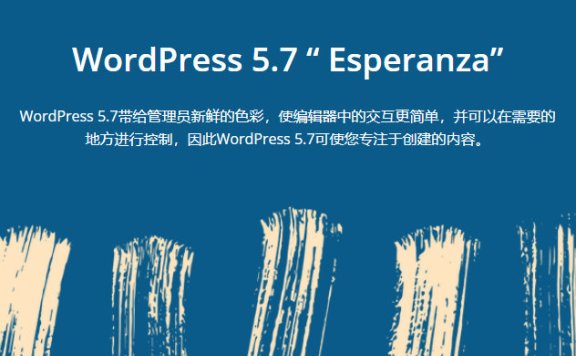 WordPress 5.7 正式版已发布，你更新了吗？
