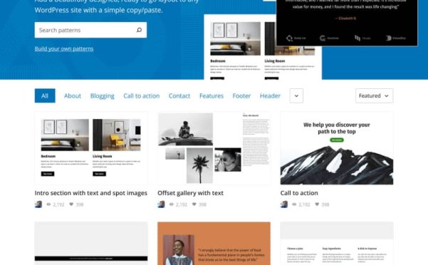 Gutenberg 10.7 集成块模式目录，引入新的块设计控件
