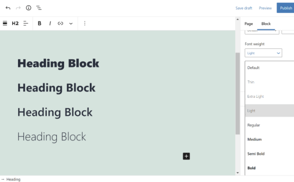 Gutenberg 10.8 添加新的排版控件和块预览