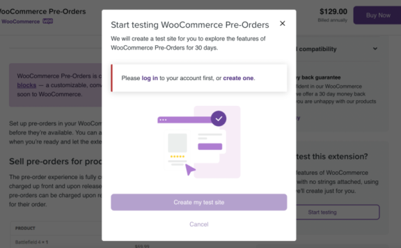 WooCommerce 官方将允许用户在购买前通过沙盒网站测试付费扩展