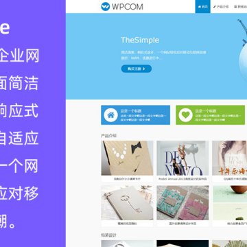 WordPress企业网站主题 TheSimple