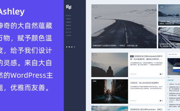 WordPress 博客主题 Ashley